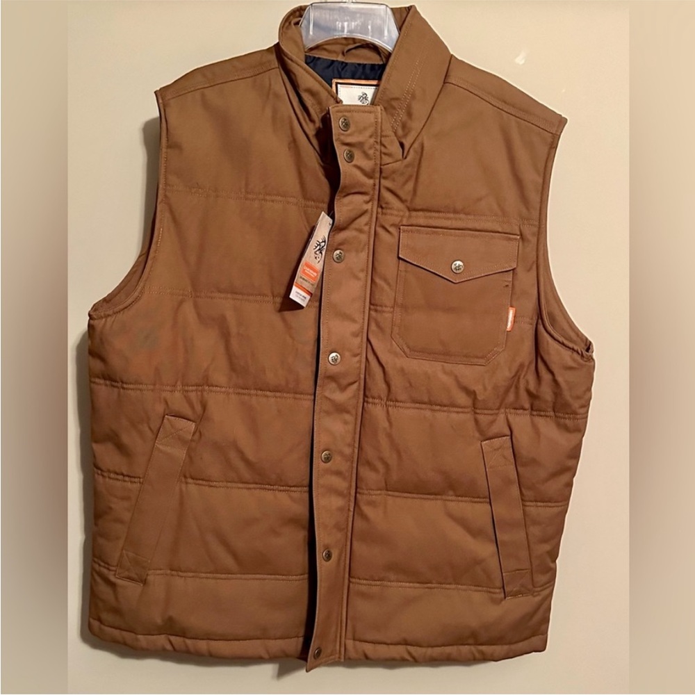 Men’s XL Legendary Whitetail Bison Canvas Vest